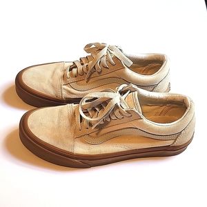 Vans Old Skool Trainers in Oatmeal Size 8 Women's